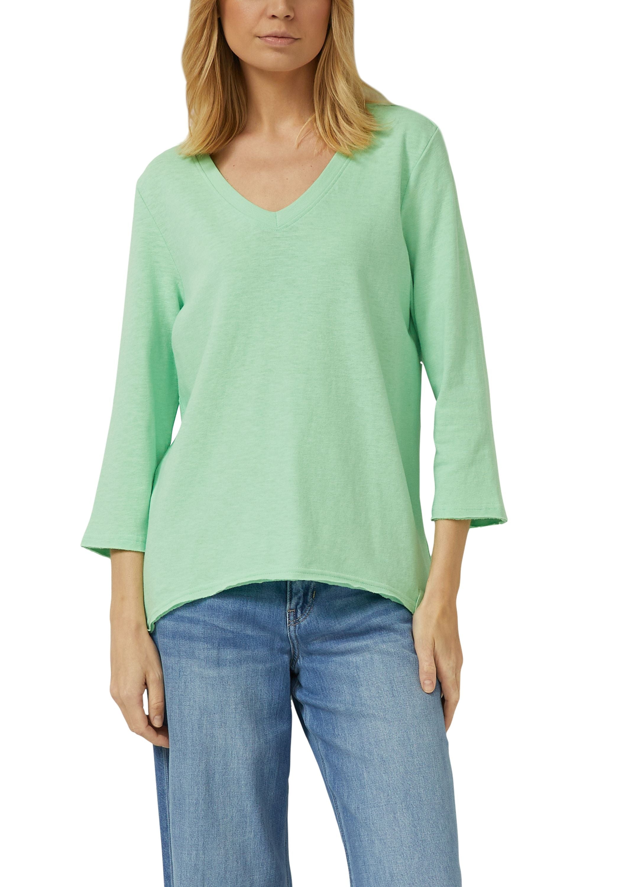 Langarmshirt aus Baumwolle