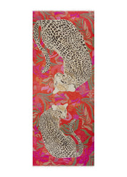 Schal mit Leopard-Motiv