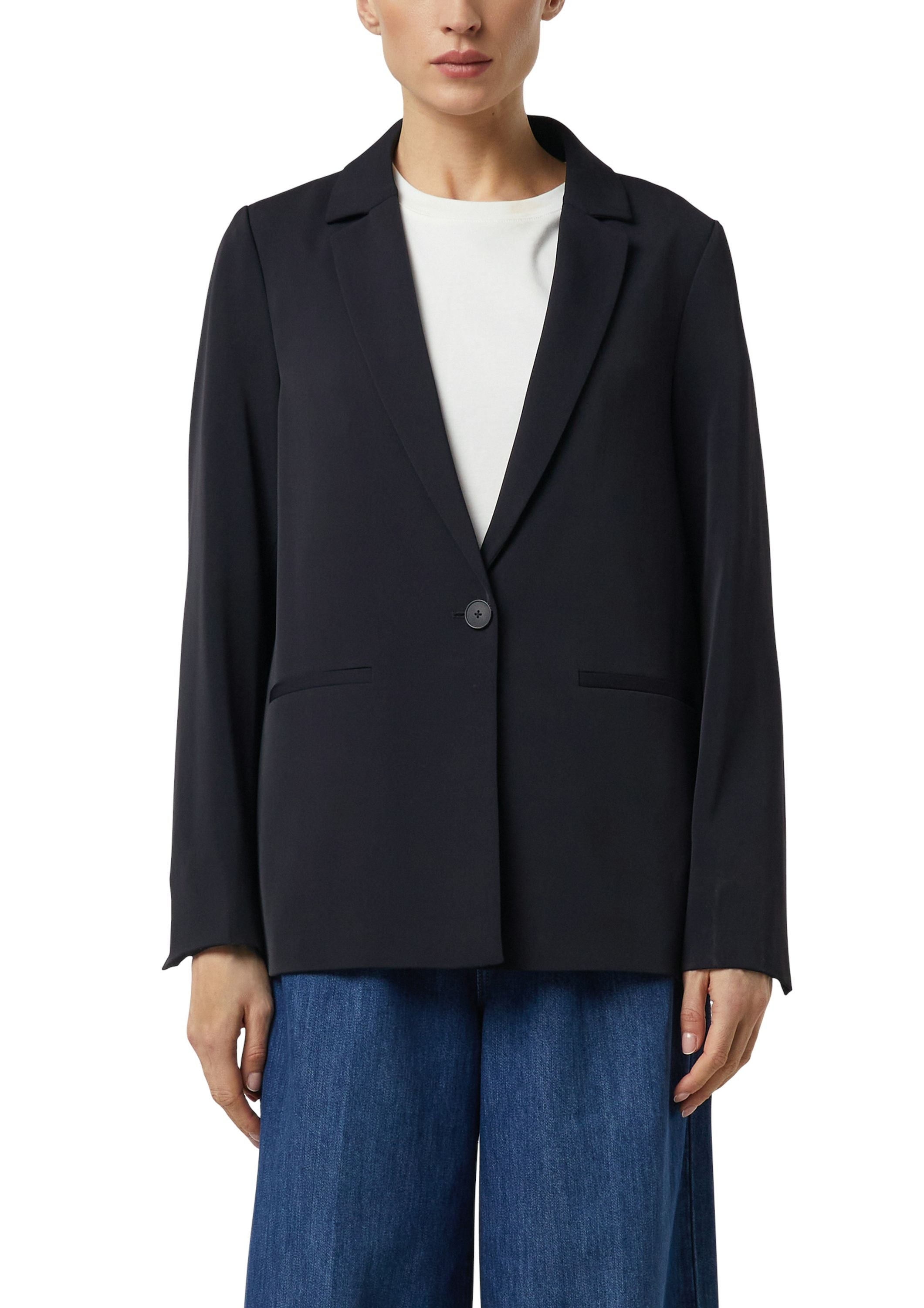 Blazer oversized mit Paspeltaschen