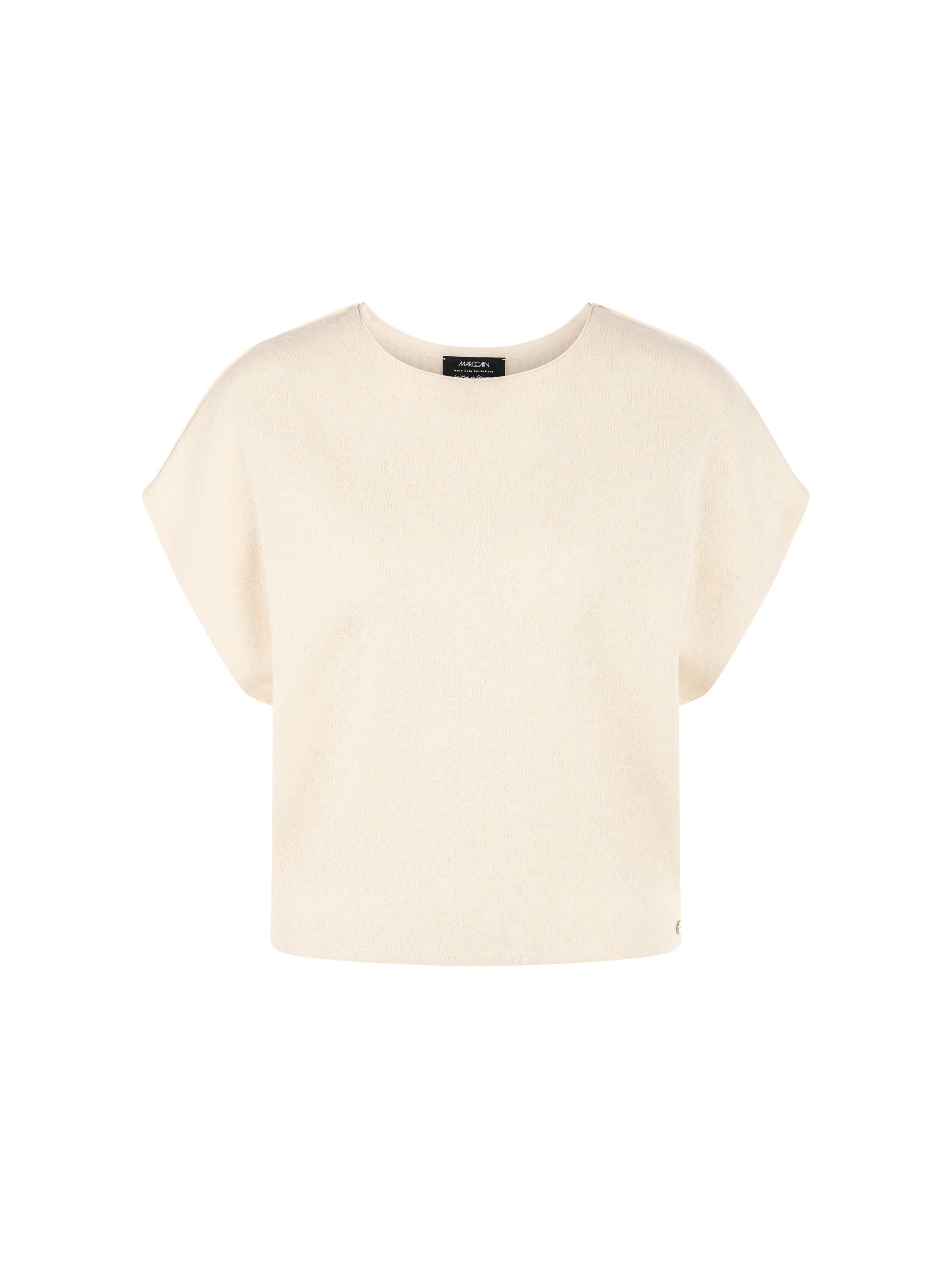 Feinstrick-Pullover mit Leoprint