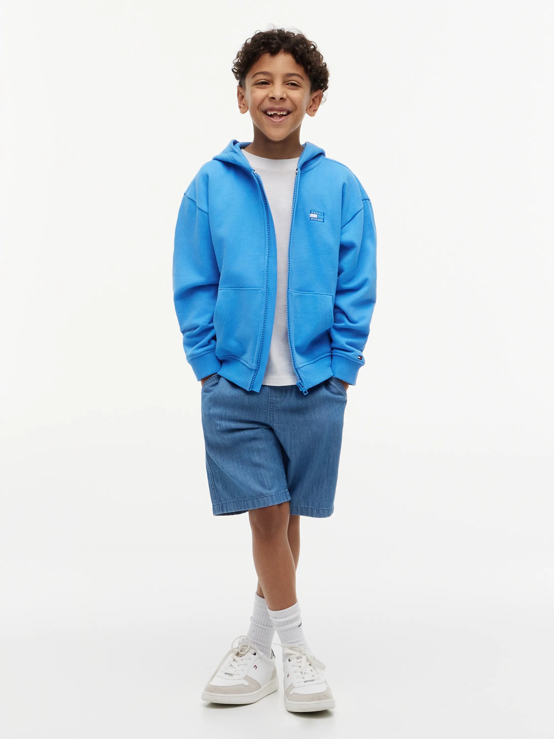 Sweatjacke aus Baumwolle