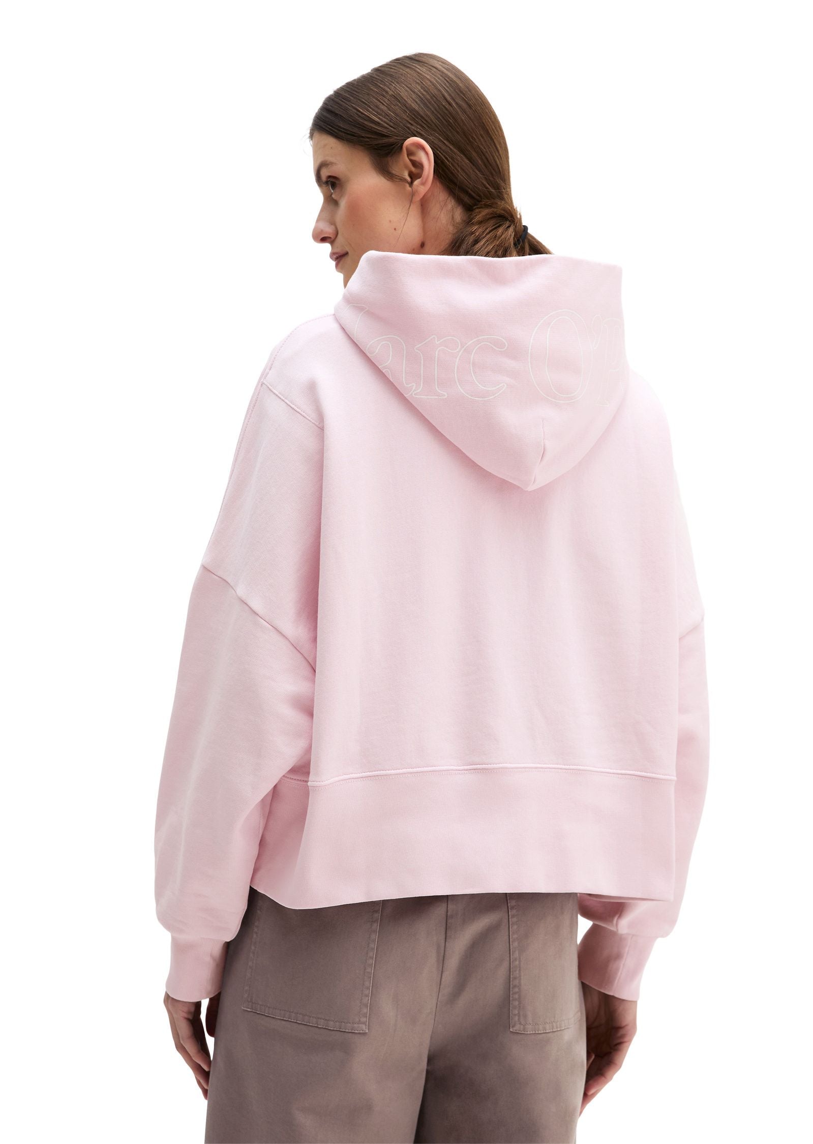 Sweathoodie oversized aus Baumwolle