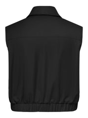 CARLISSY S/L ZIPPER VEST PNT