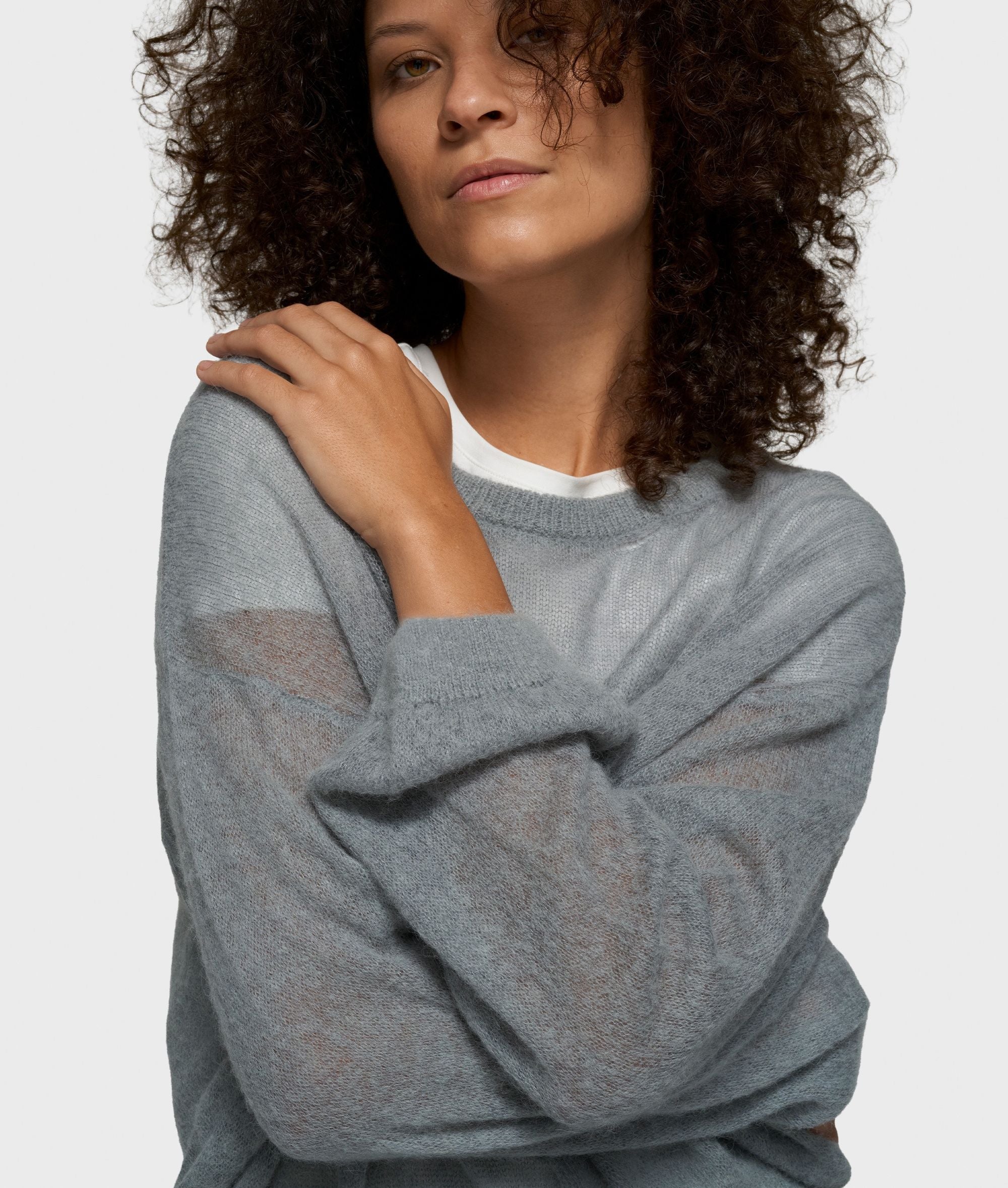 Strickpullover aus Alpakamix