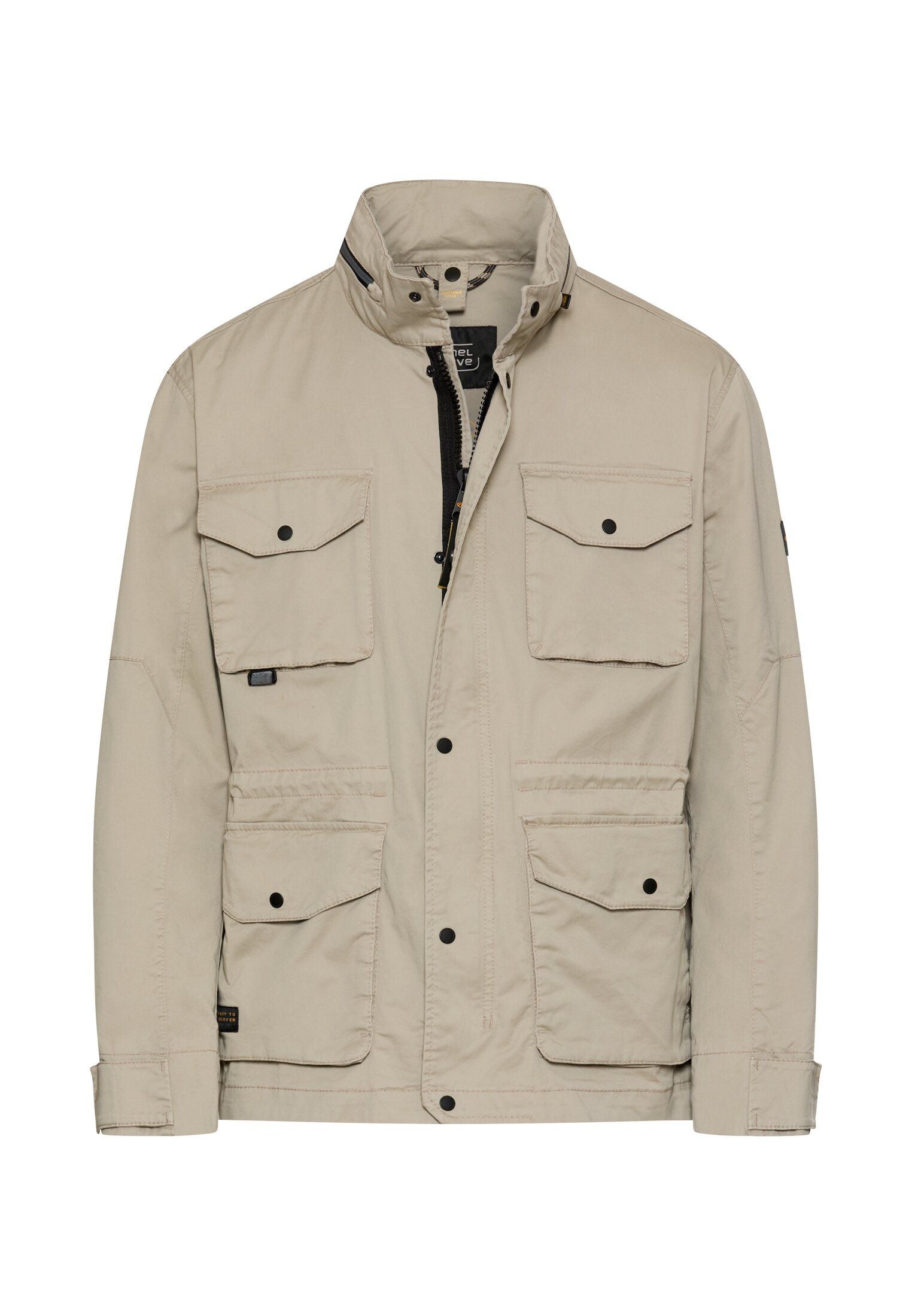 Feldjacke mit rollbarer Kapuze
