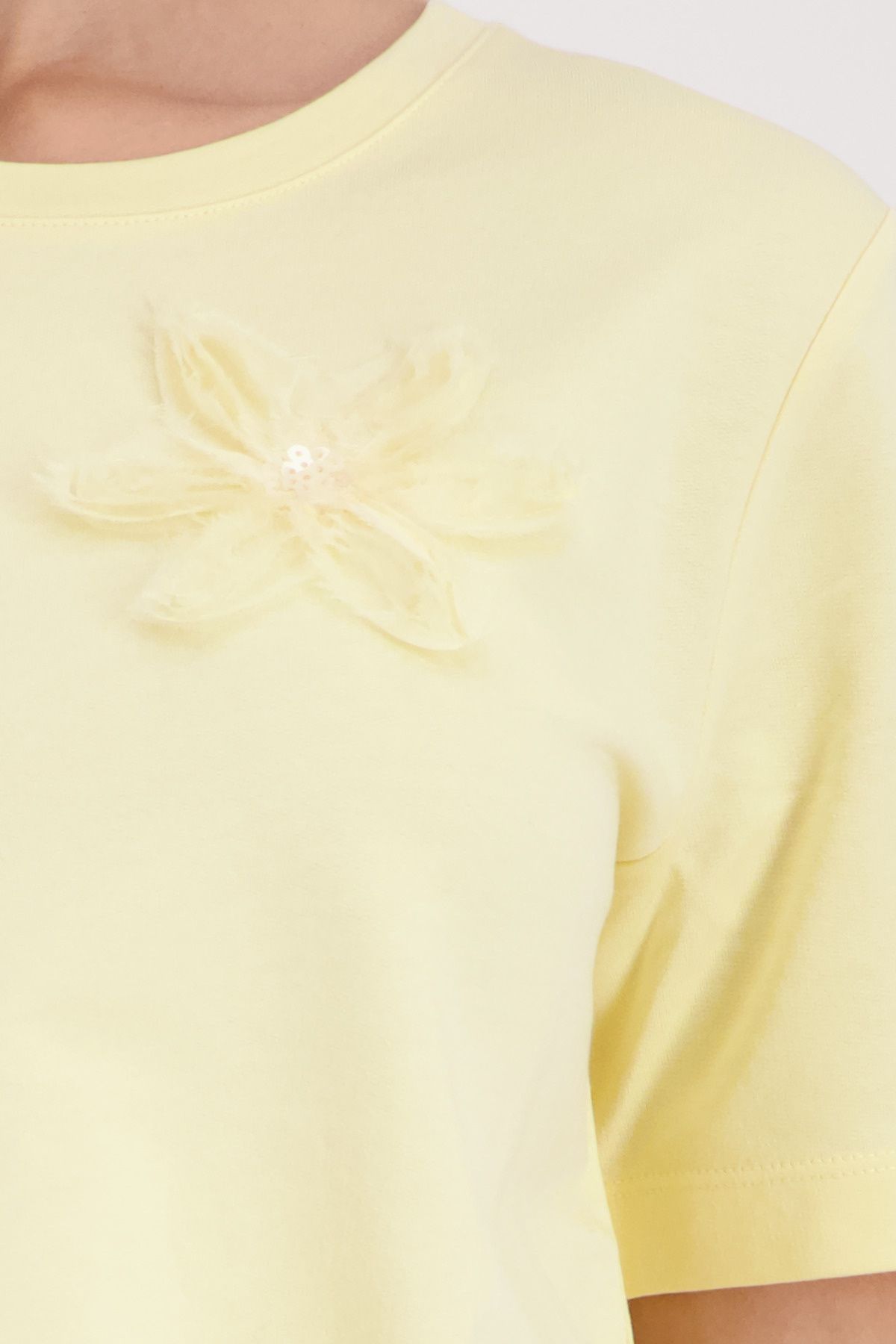 T-Shirt aus Baumwollmix