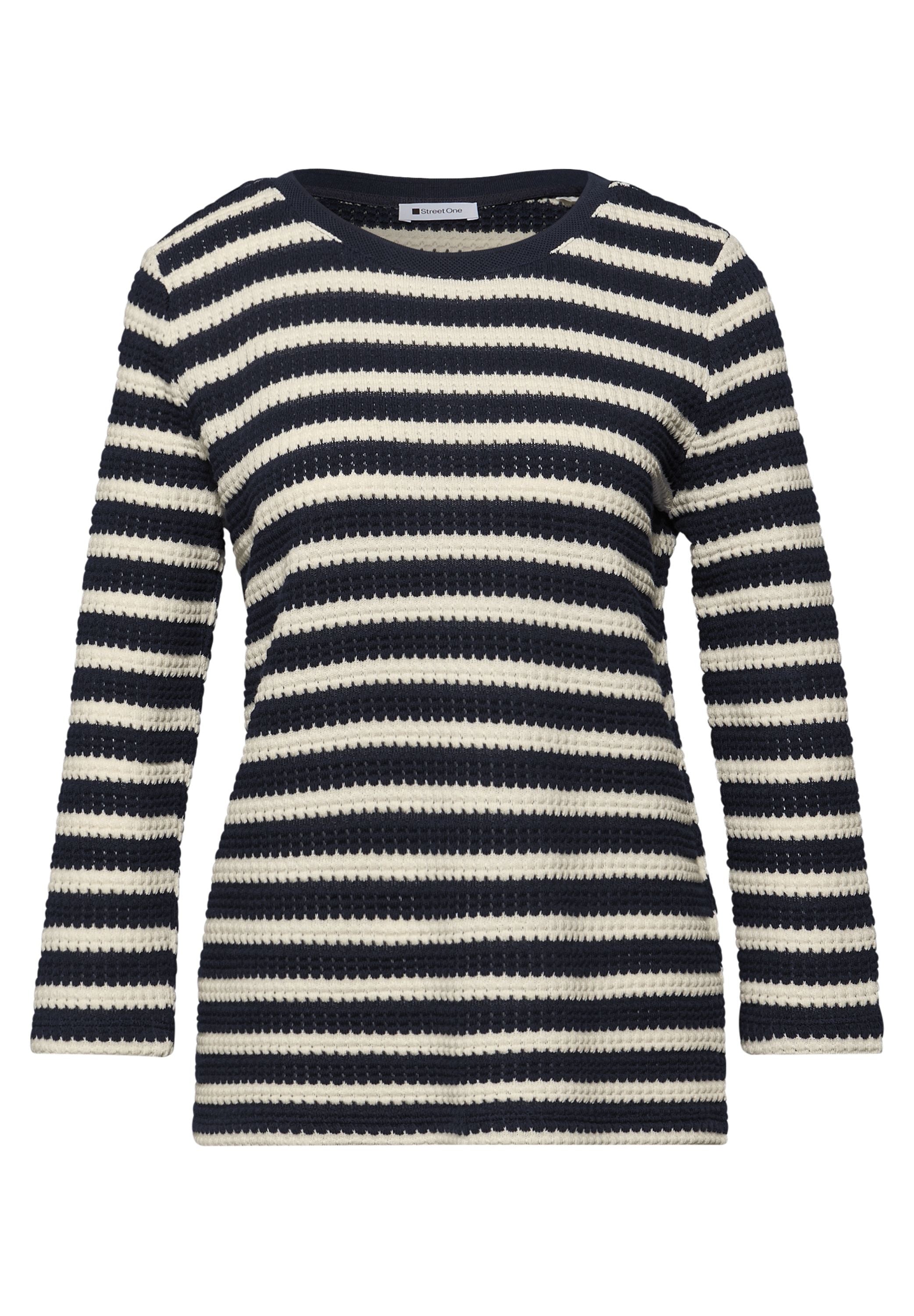 Strickpullover aus Baumwollmix