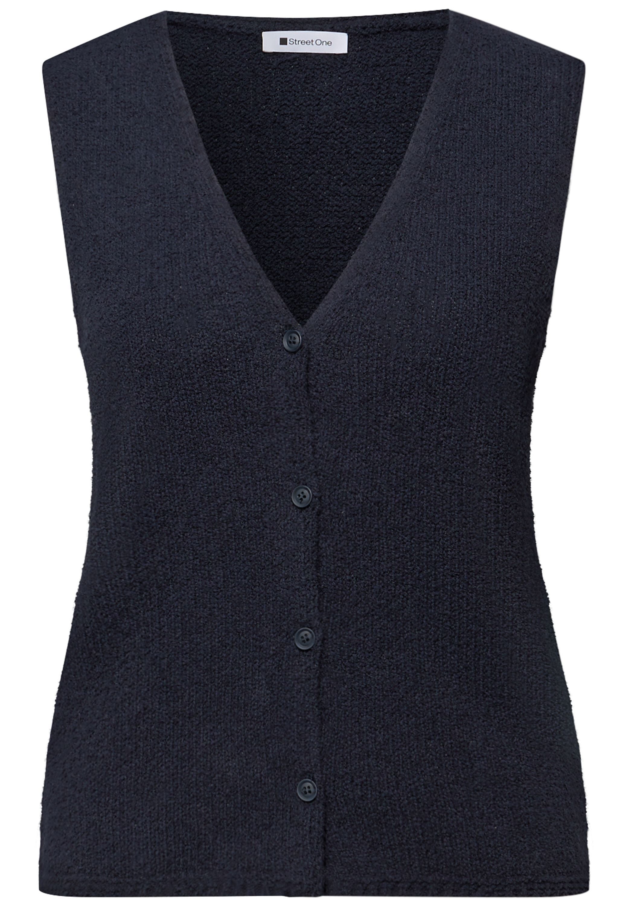 Strickweste aus Baumwollmix