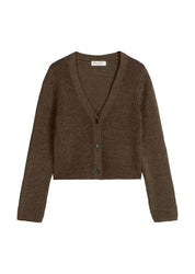Strickcardigan aus Baumwollmix
