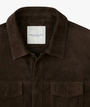 Overshirt aus Leder