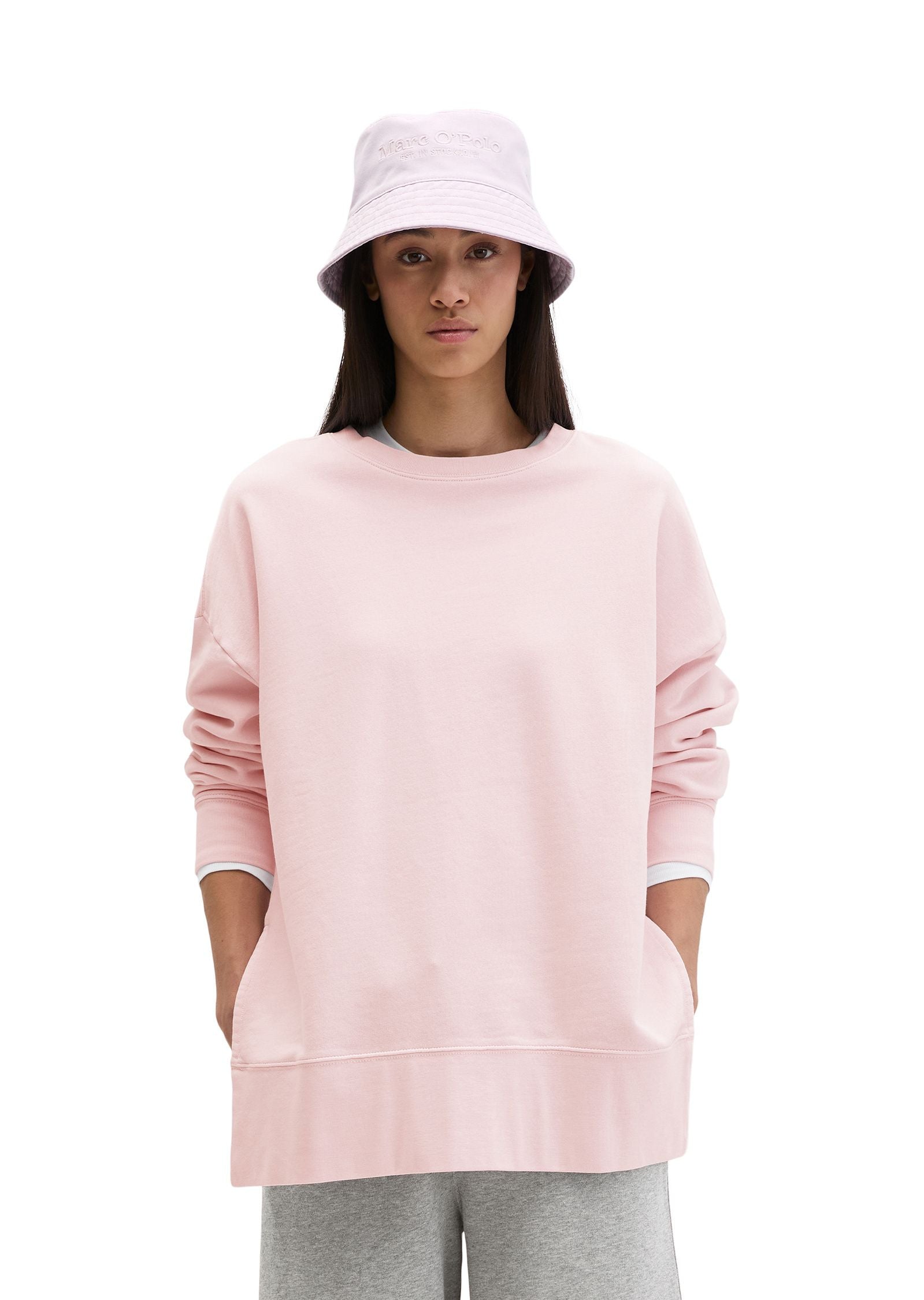 Sweatshirt oversized aus Baumwolle