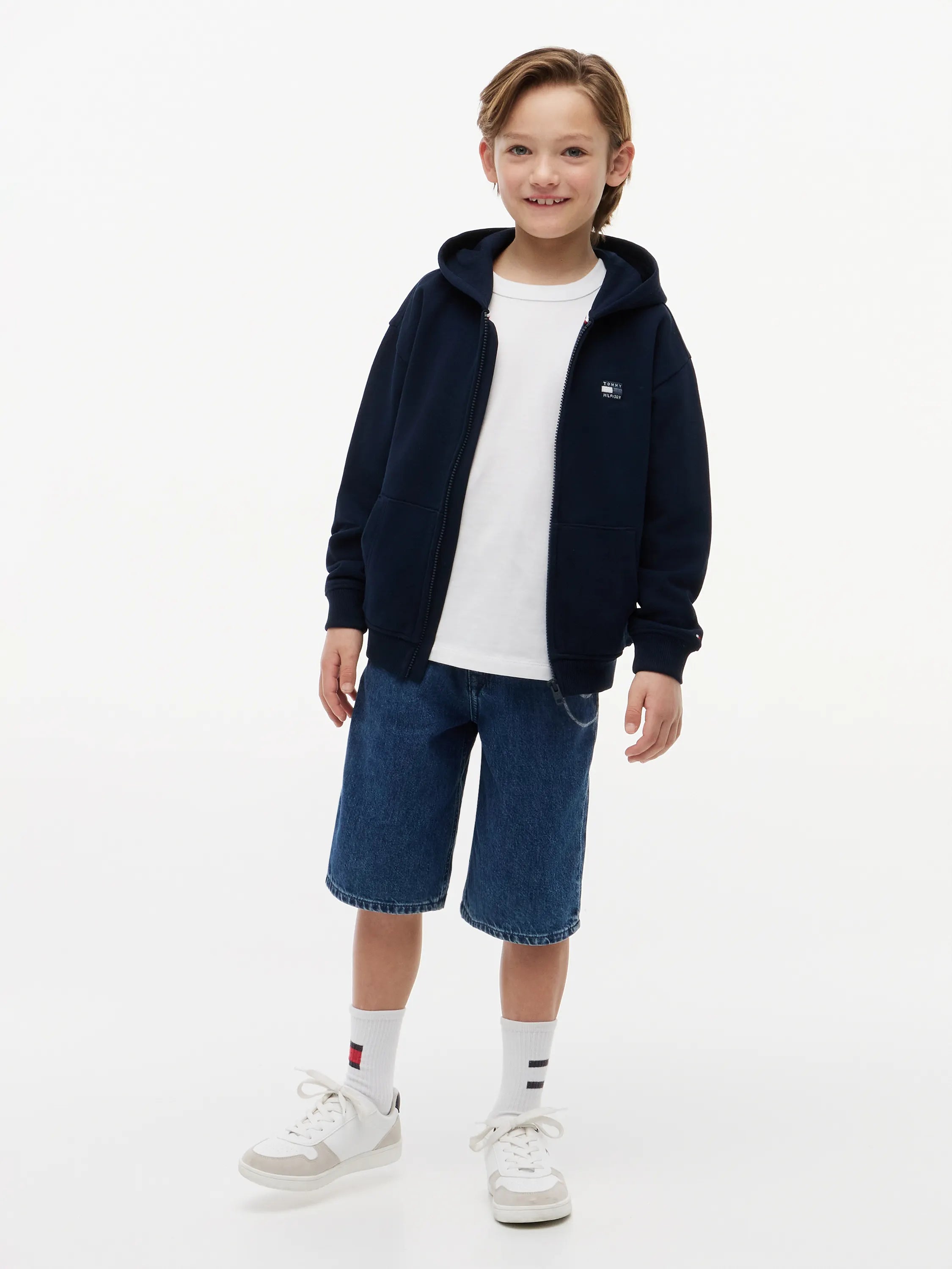 Sweatjacke aus Baumwolle