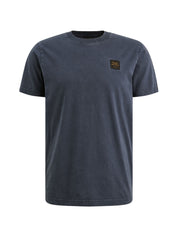 Short sleeve r-neck special washed, Mood Indigo