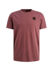 Short sleeve r-neck special washed, Roan Rouge