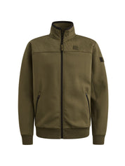 Sweatshirtjacke aus Baumwollmix