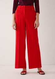 Hose Wide Leg mit Bügelfalte
