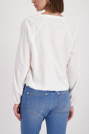 Bluse aus Viskose
