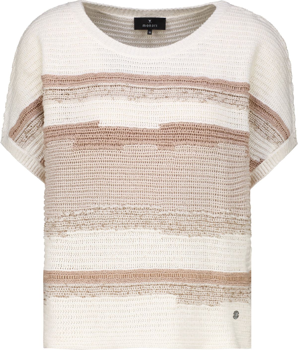 Strick-T-Shirt gestreift