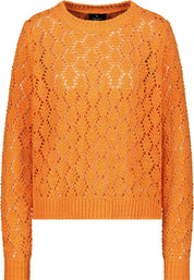 Strickpullover mit Rundhalsausschnitt