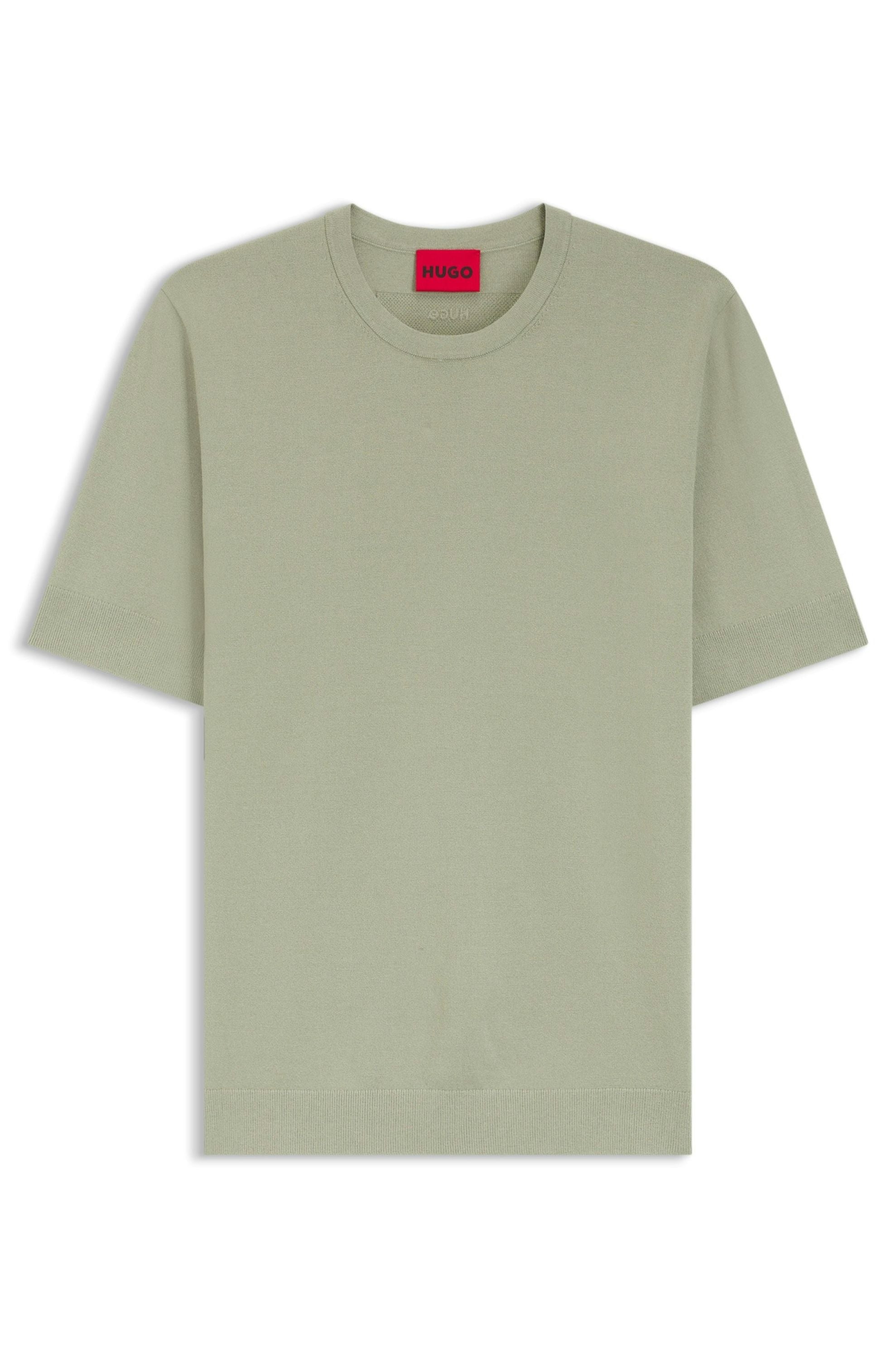 T-Shirt Slim Fit aus Viskosemix