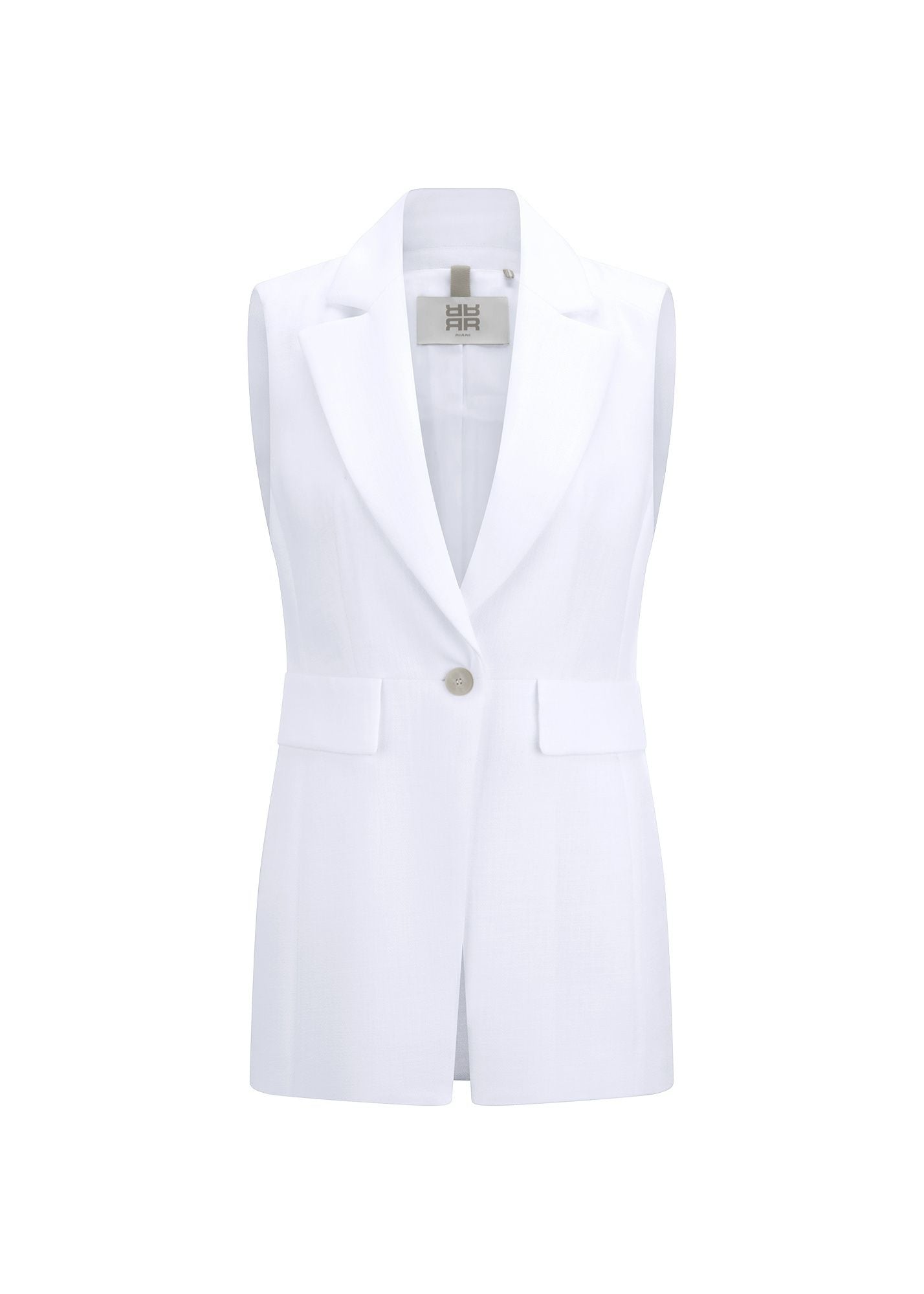Blazer-Weste aus Viskosemix