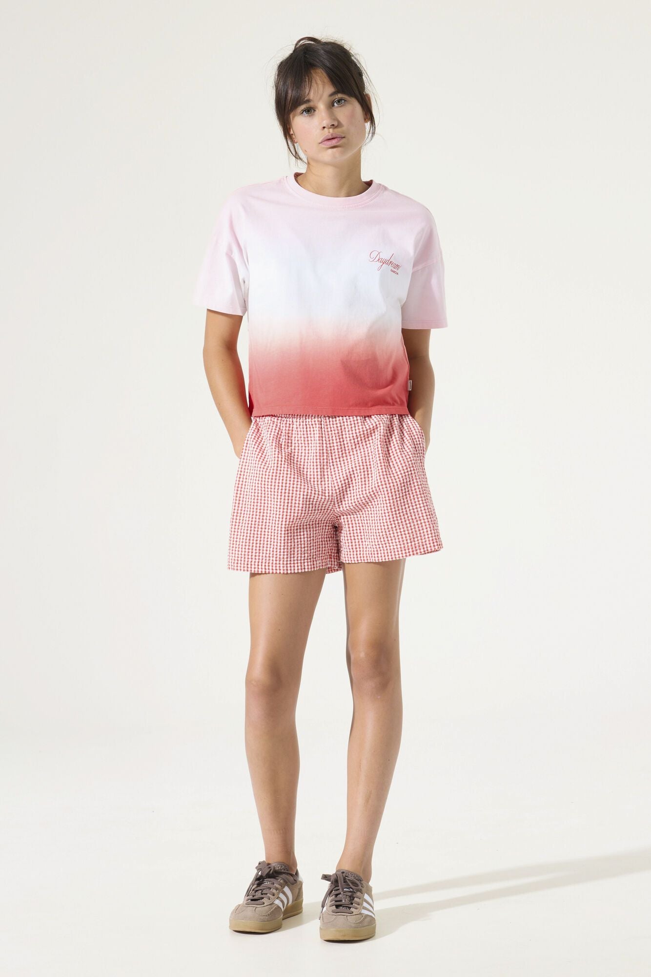 Shorts kariert aus Baumwolle