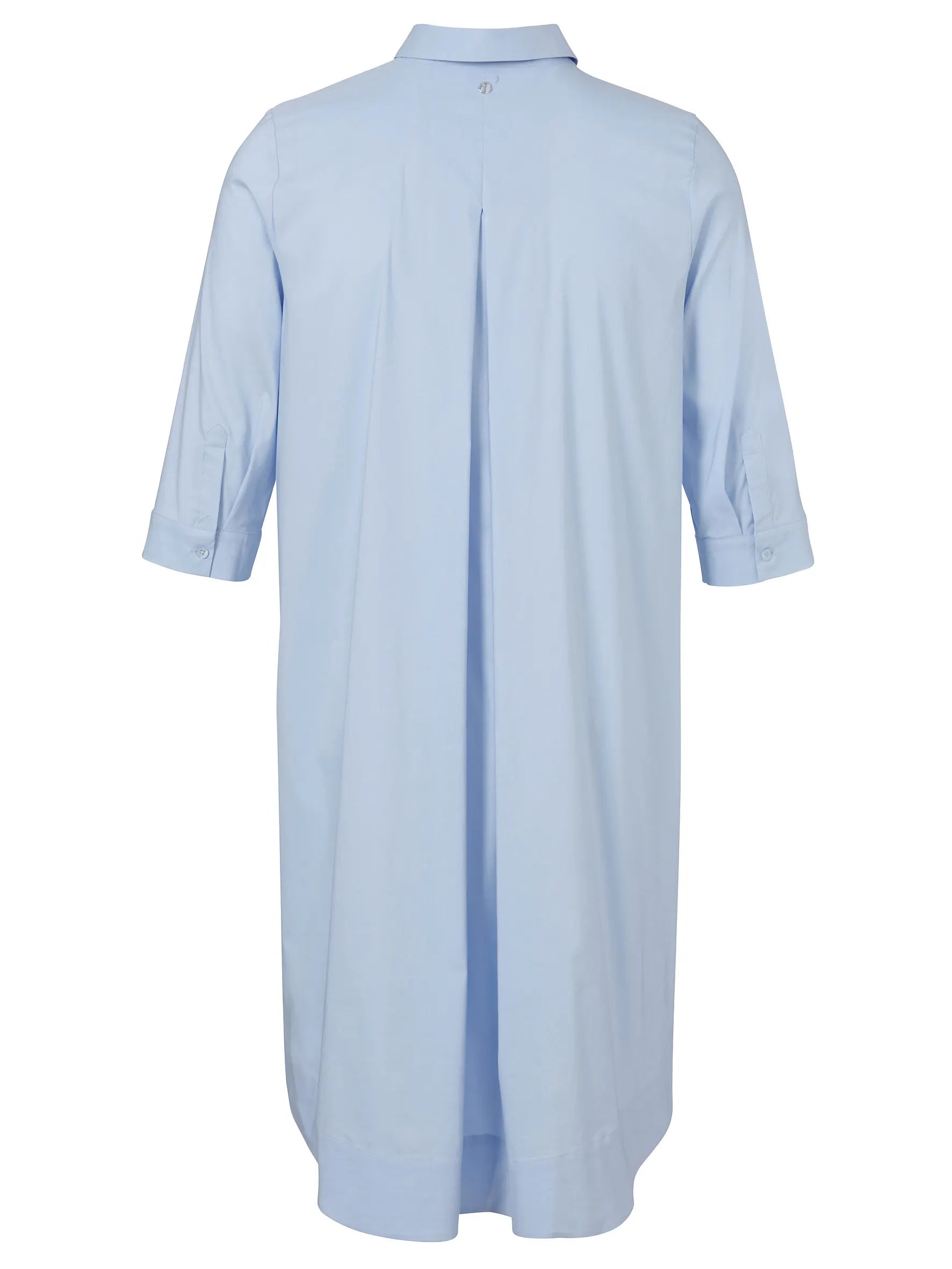 Hemdblusenkleid Mini aus Baumwollmix