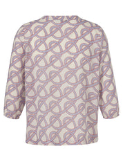 Bluse gemustert aus Baumwolle