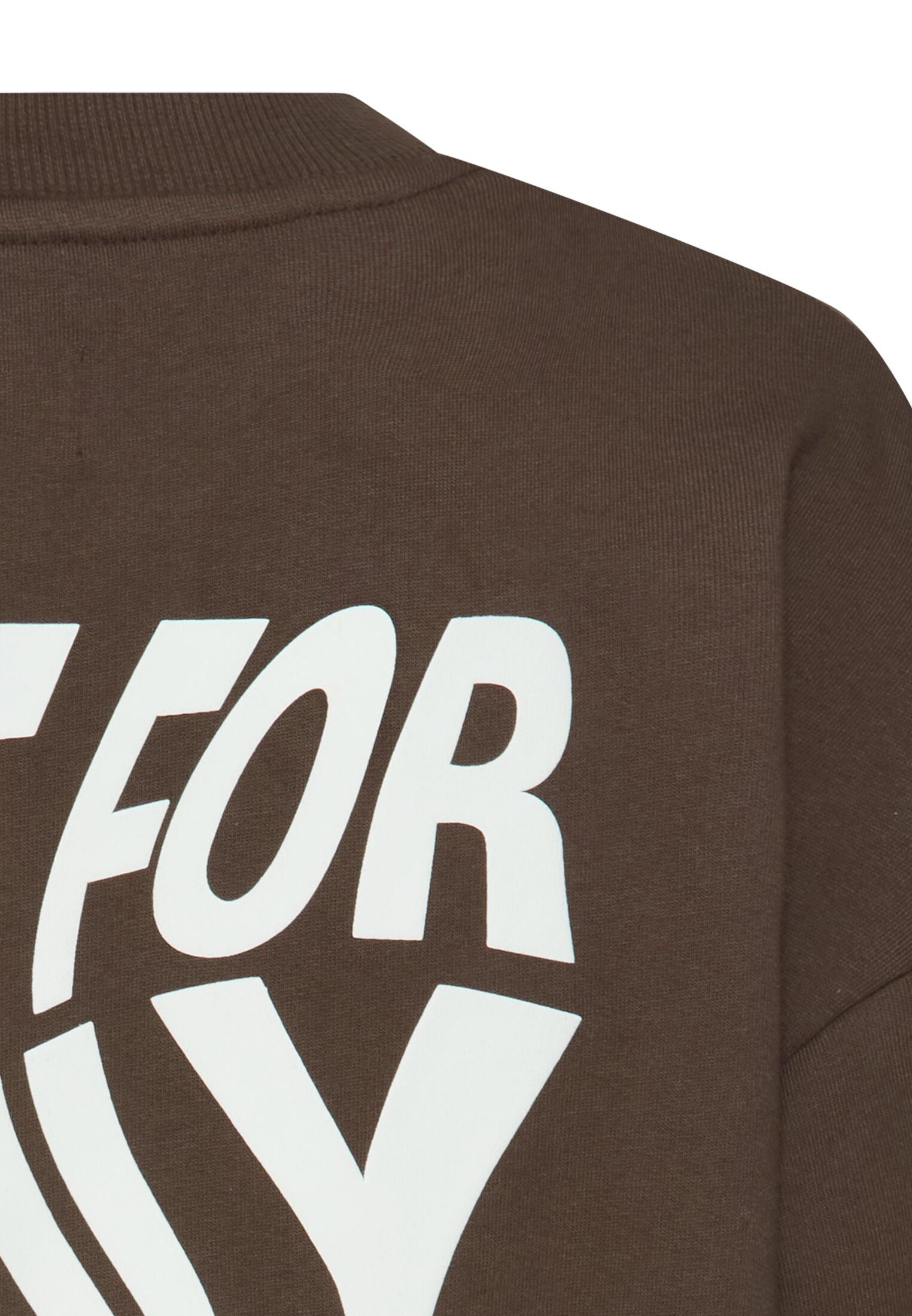 Sweatshirt mit Backprint