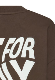 Sweatshirt mit Backprint