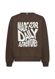Sweatshirt mit Backprint