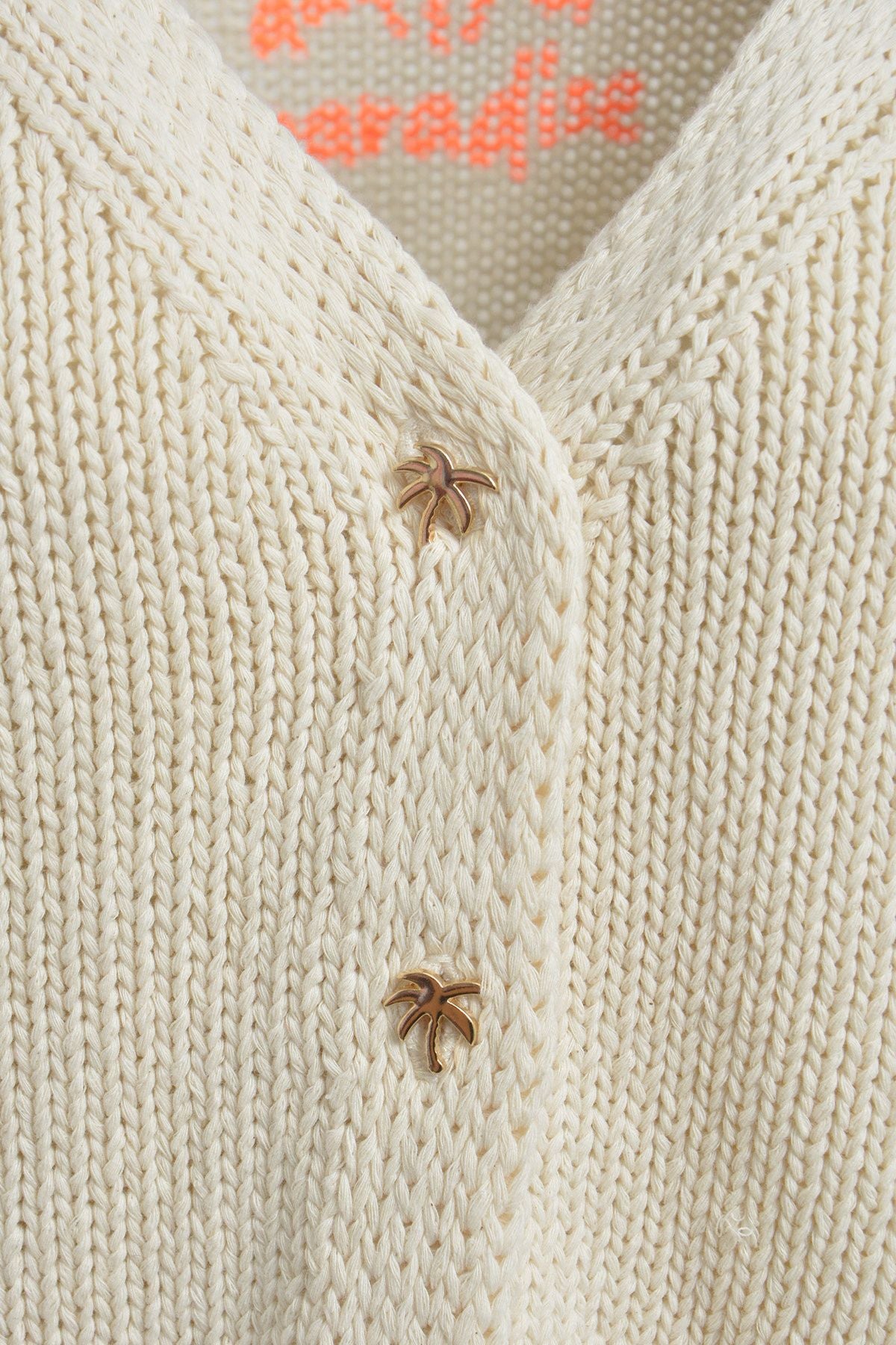 Strick-Cardigan aus Baumwollmix