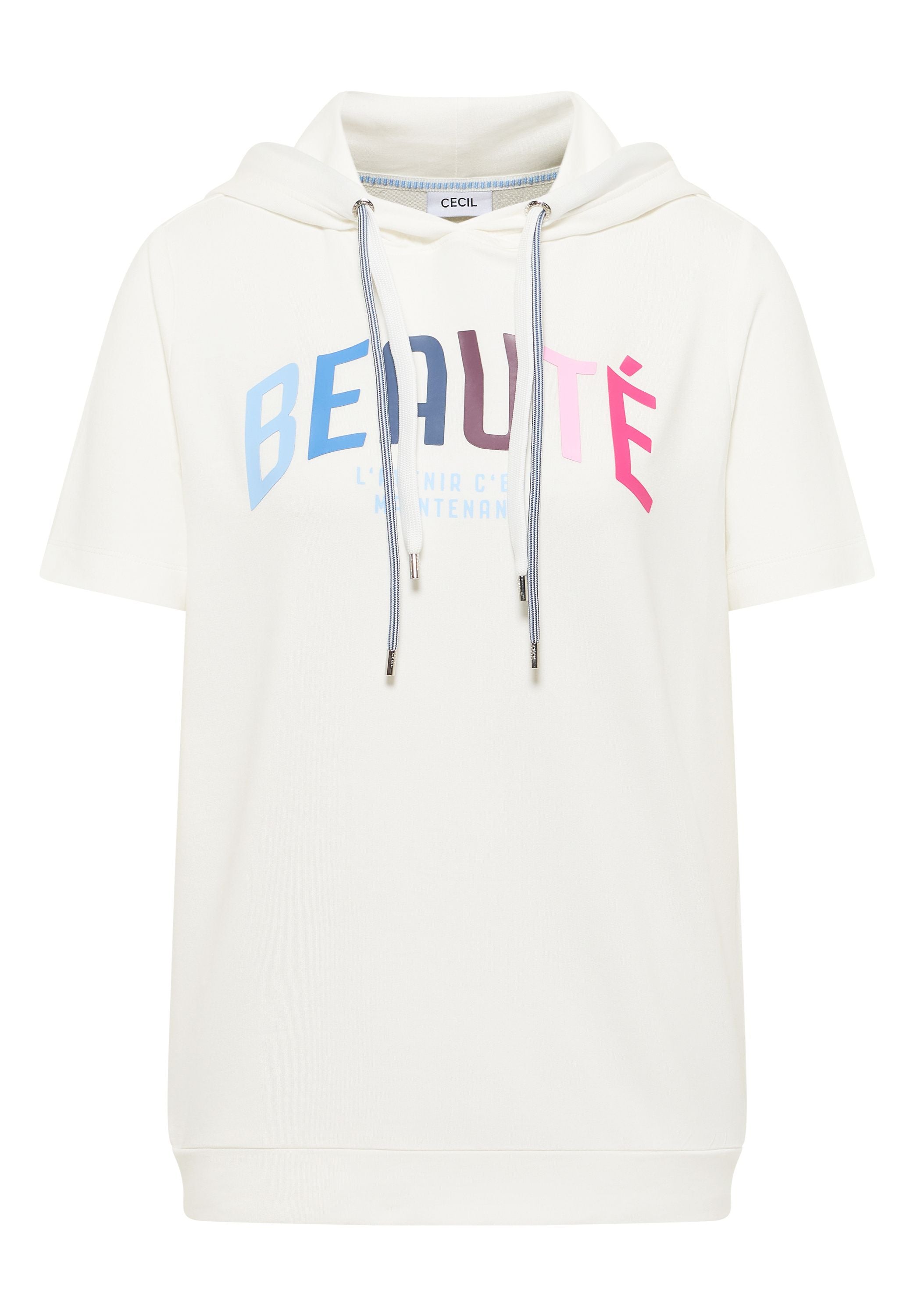 T-Shirt Regular Fit mit Kapuze