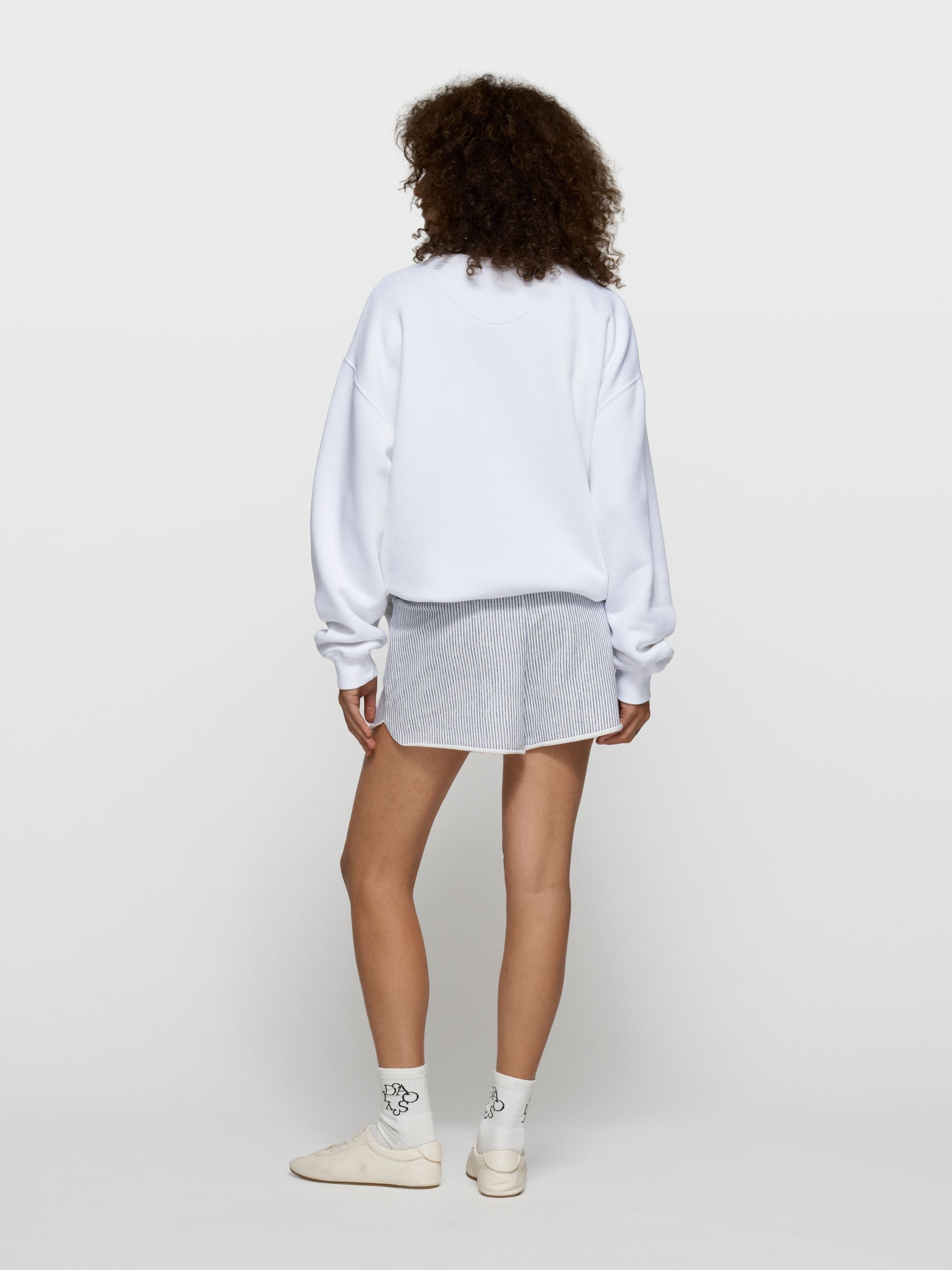 Sweatshirt oversized aus Baumwollmix