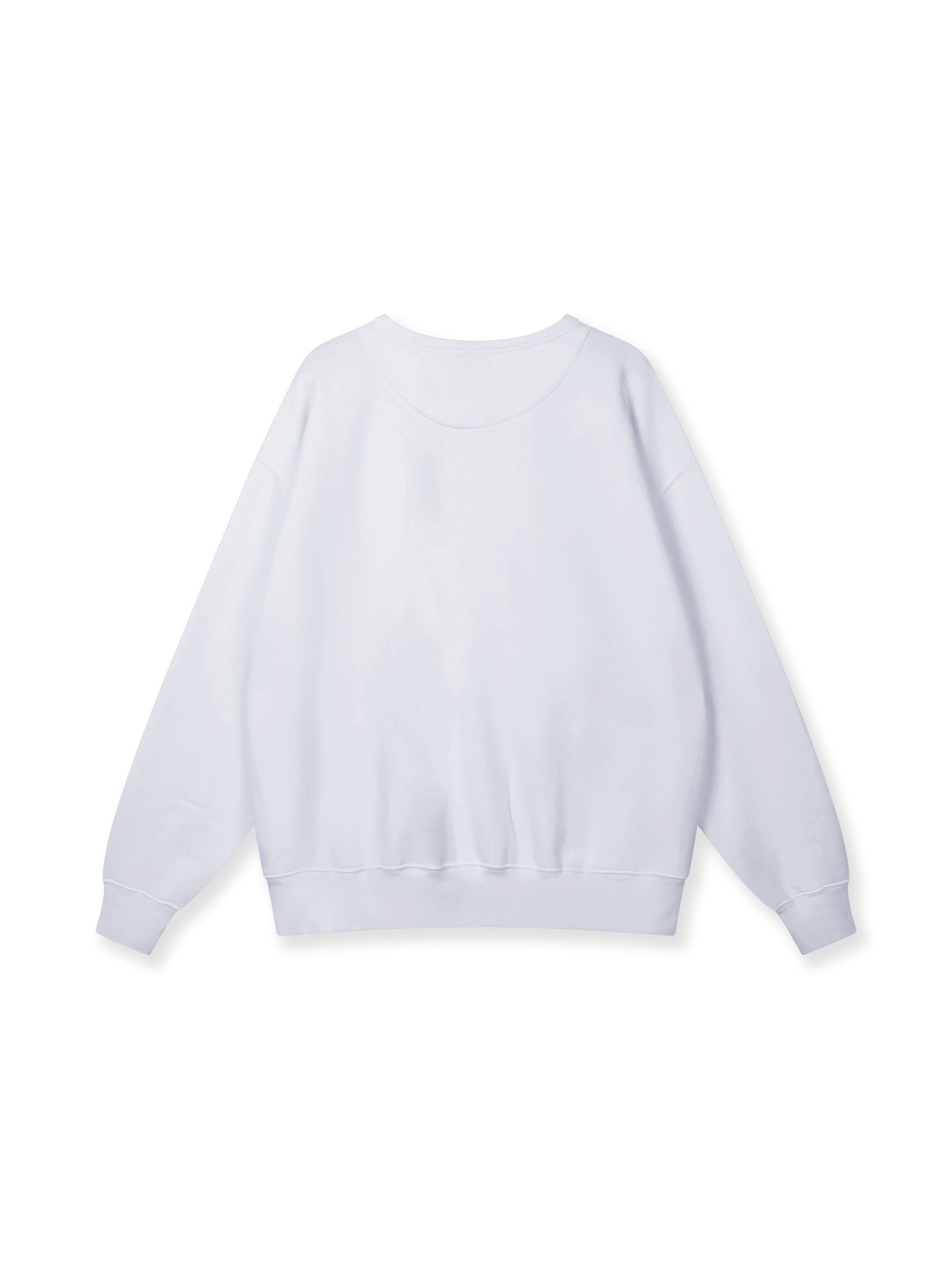 Sweatshirt oversized aus Baumwollmix