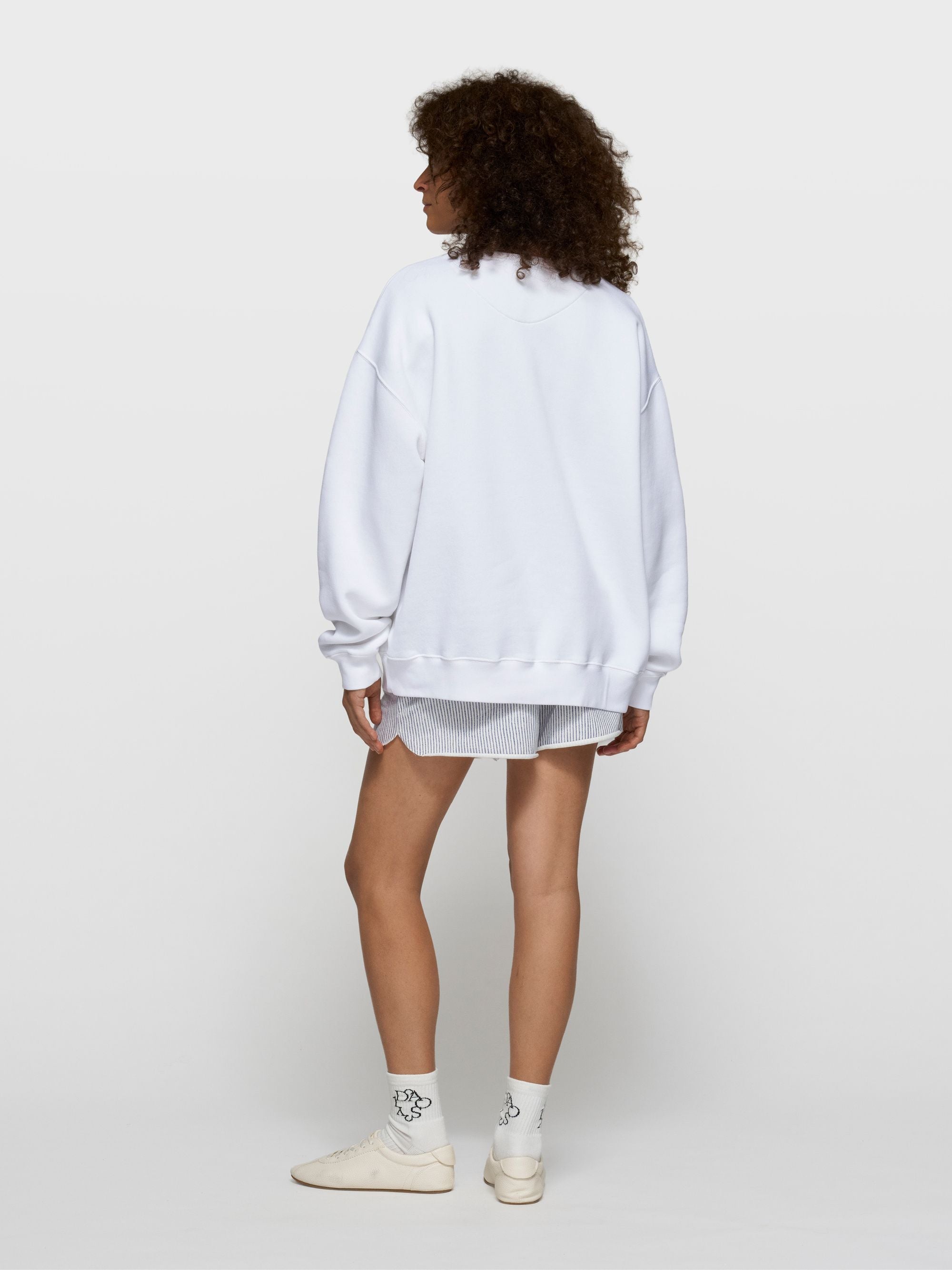 Sweatshirt oversized aus Baumwollmix