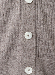 Strickcardigan aus Baumwollmix