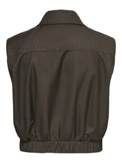 CARLISSY S/L ZIPPER VEST PNT