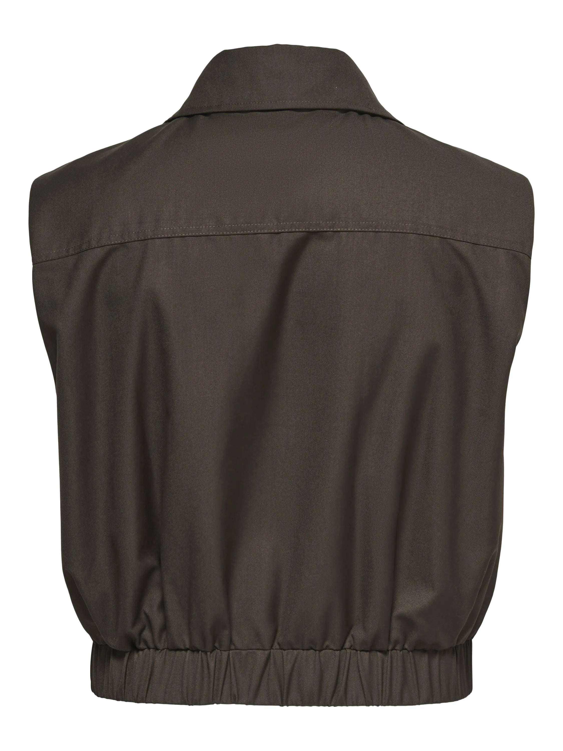CARLISSY S/L ZIPPER VEST PNT