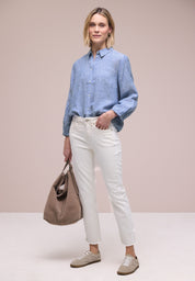 Leinenbluse gestreift
