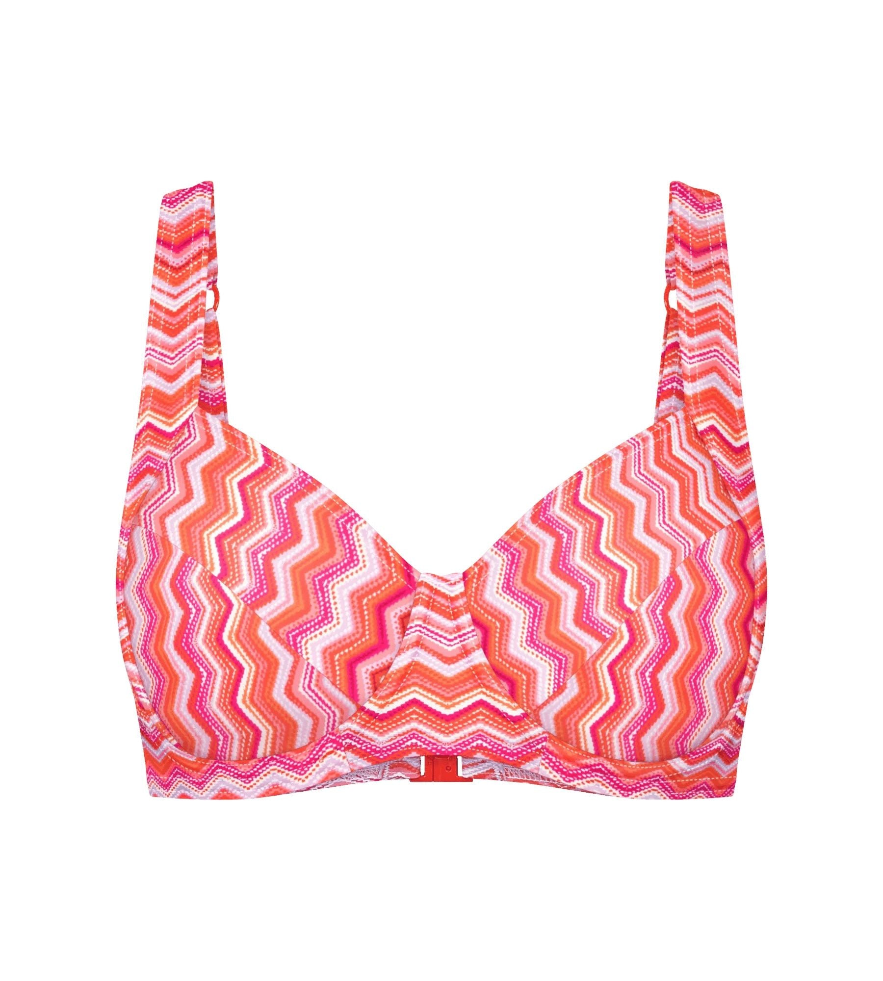 Bikini-Top gemustert mit Bügel