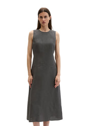 Leinenkleid Midi ärmellos