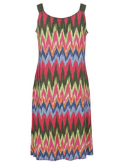Freizeitkleid Midi aus Viskose