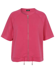 Sweatshirtjacke aus Viskosemix
