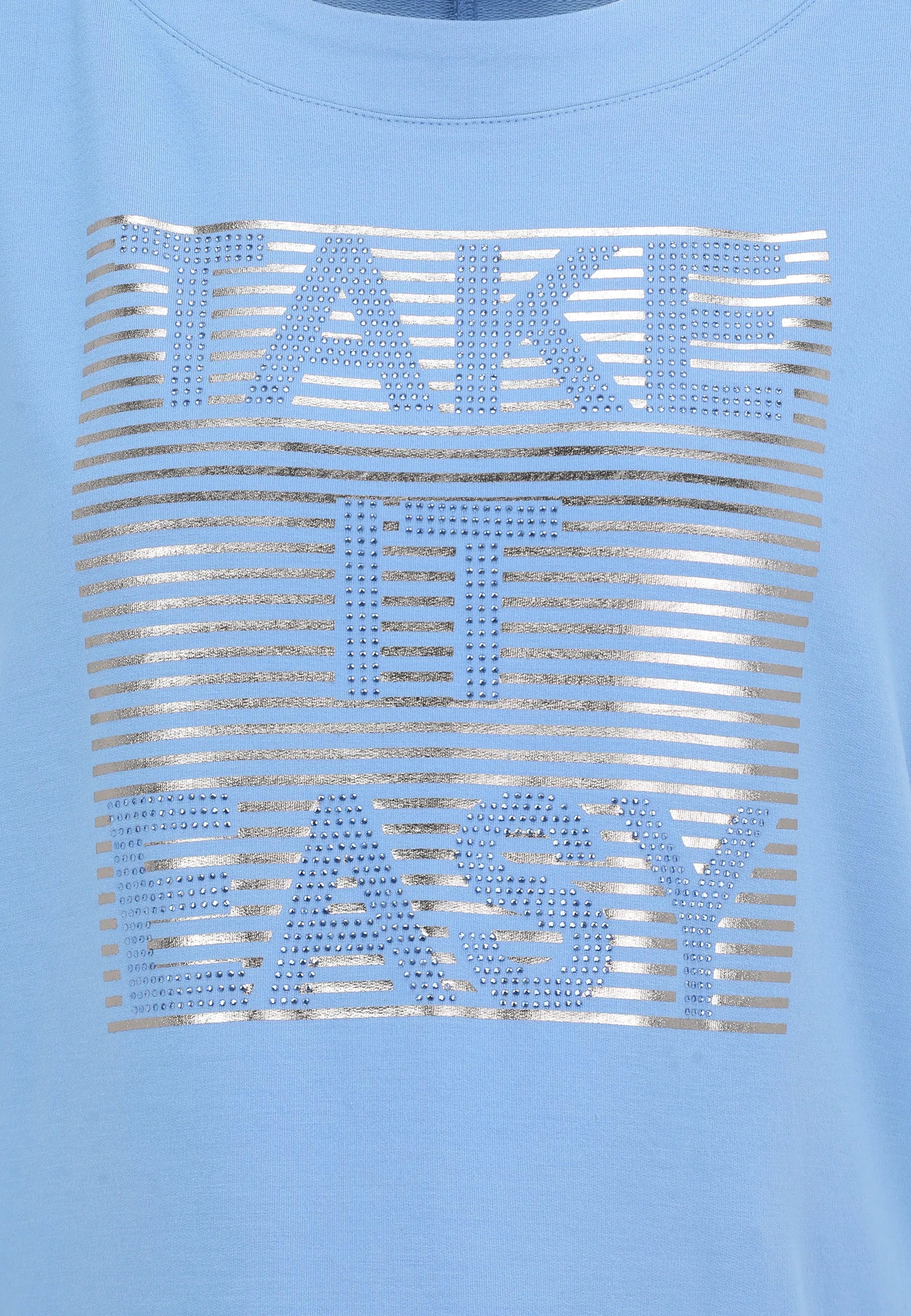 T-Shirt mit Glitzer-Motiv