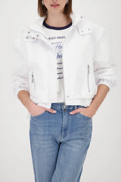 Nylon-Jacke mit Kapuze