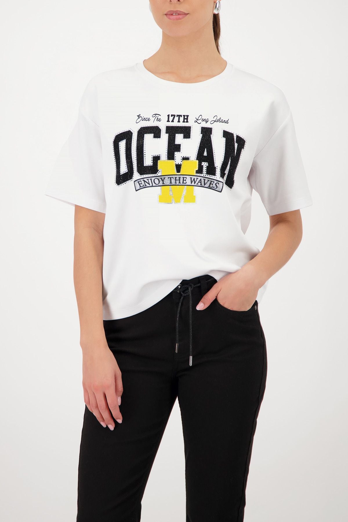 T-Shirt mit Rundhalsausschnitt