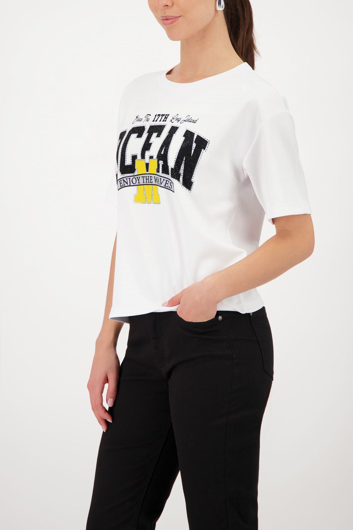 T-Shirt mit Rundhalsausschnitt