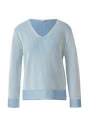 Strickpullover aus Baumwollmix