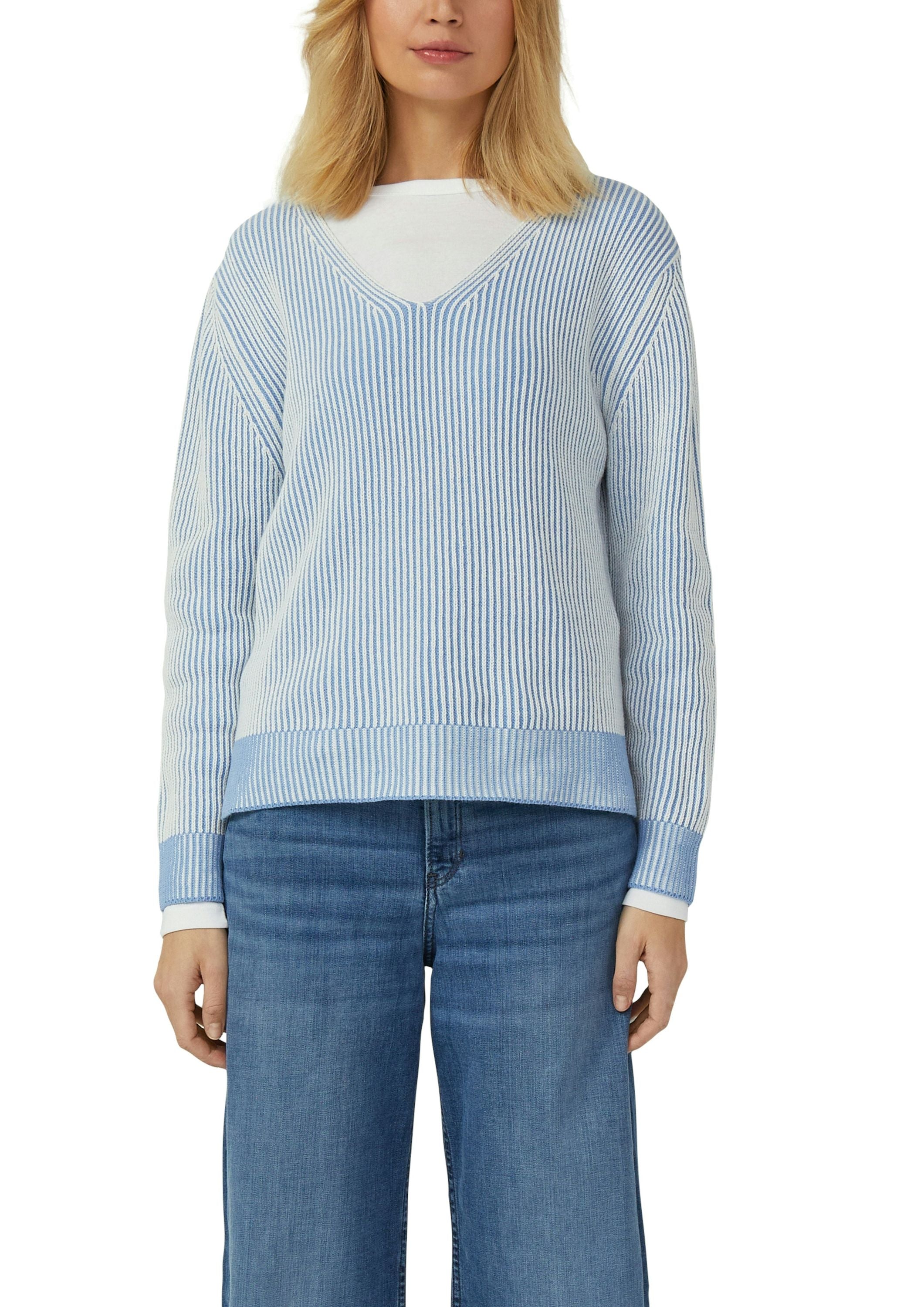Strickpullover aus Baumwollmix